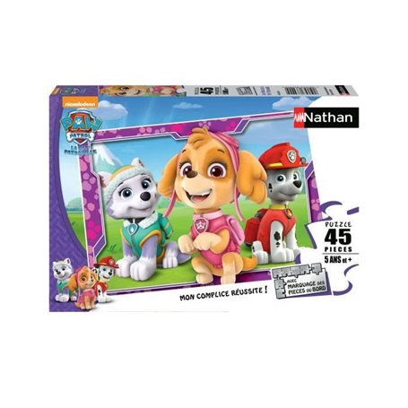 Nathan-PAW PATROL CORE-Puzzle 45 pieces - Les filles de la Pat'Patroui