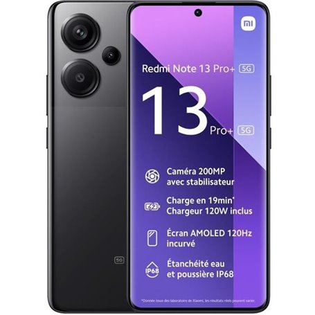 Redmi Note 13 Pro+ 5G Noir 8 GO + 256 GO