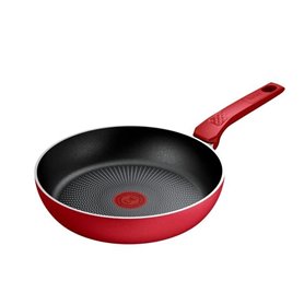 TEFAL Poele 24 cm. Induction. Revetement antiadhésif. Forme profonde. 