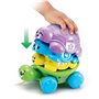 VTECH-FAMILLE EMPILO TORTUE (PLASTIQUE REUTILISE)