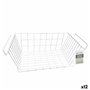 Corbeille pour étagère de cuisine Confortime Blanc 43 x 24,4 x 18,5 cm