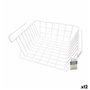 Corbeille pour étagère de cuisine Confortime Blanc 29 x 27 x 15 cm (12