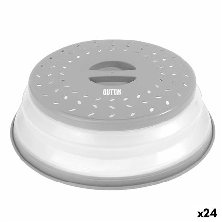 Couvercle pour micro-ondes Quttin Pliable 27 x 8 cm (24 Unités)