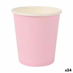 Set de Verres Algon Produits à usage unique Carton Rose 20 Pièces 120 