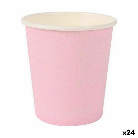 Set de Verres Algon Produits à usage unique Carton Rose 20 Pièces 120 