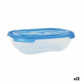 Ensemble de Boîtes à Lunch Tontarelli Nuvola 500 ml Bleu Rectangulaire