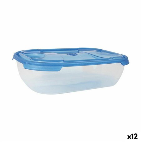 Ensemble de Boîtes à Lunch Tontarelli Nuvola 1,15 L Bleu Rectangulaire