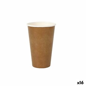 Set de Verres Algon Produits à usage unique papier kraft 15 Pièces 450