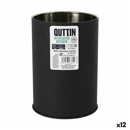 Pot pour ustensiles de cuisine Quttin Crocodile Acier inoxydable Ø 12,