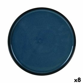 Plateau apéritif La Mediterránea Chester Bleu Ronde 26,8 x 2,6 cm (8 U
