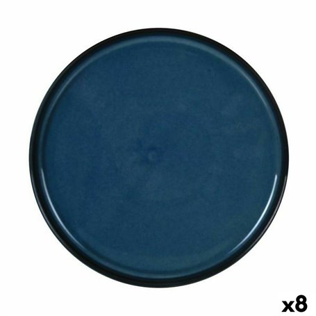 Plateau apéritif La Mediterránea Chester Bleu Ronde 26,8 x 2,6 cm (8 U