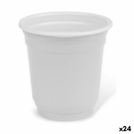 Ensemble de Verres à Liqueur Algon Réutilisable Blanc Plastique 36 Piè