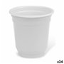 Ensemble de Verres à Liqueur Algon Réutilisable Blanc Plastique 36 Piè