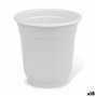 Ensemble de Verres à Liqueur Algon Réutilisable Blanc Plastique 72 Piè