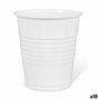 Lot de verres réutilisables Algon Café Blanc Plastique 50 Pièces 100 m