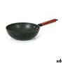 Wok Quttin Doha Aluminium forgé 47 x 24 x 8 cm (6 Unités)