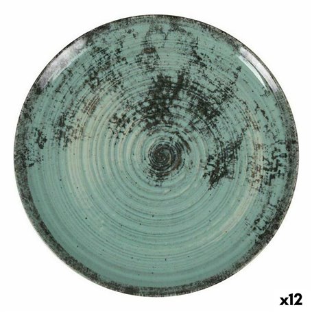 Assiette plate La Mediterránea Aspe Turquoise Ø 26 x 2,5 cm (12 Unités