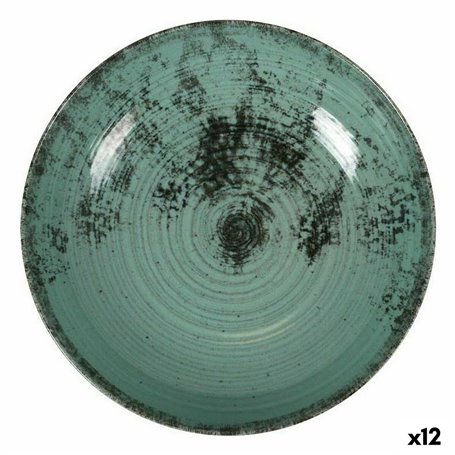 Assiette creuse La Mediterránea Aspe Turquoise Ø 22,7 x 5 cm (12 Unité