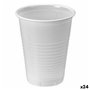 Lot de verres réutilisables Algon Blanc 25 Pièces 200 ml (24 Unités)