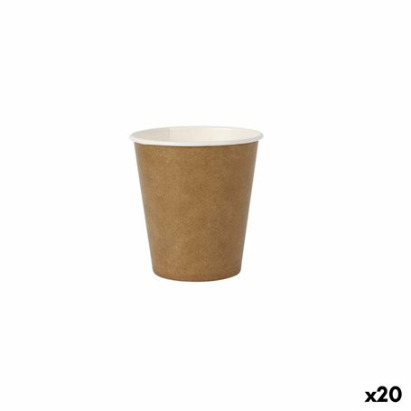 Set de Verres Algon Produits à usage unique papier kraft 50 Pièces 120