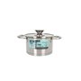 Casserole avec couvercle en verre Quttin Hermes Acier 1,8 L (6 Unités)