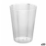 Lot de verres réutilisables Algon Cidre Transparent 10 Pièces 480 ml (