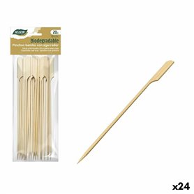 Ensemble de brochettes pour barbecue Algon Bambou 20 Pièces 18 cm (24 