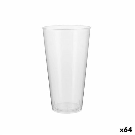 Lot de verres réutilisables Algon Plastique Transparent 4 Pièces 450 m