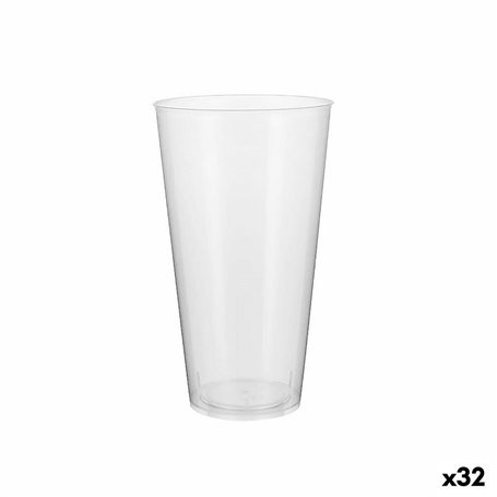 Lot de verres réutilisables Algon Plastique Transparent 10 Pièces 450 