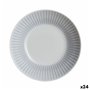 Assiette creuse Luminarc Cottage Gris verre 20 cm (24 Unités)