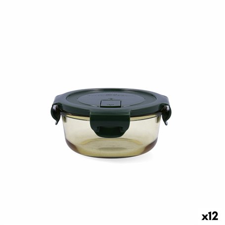 Boîte à lunch hermétique Bidasoa Infinity Ronde 390 ml Jaune verre (12