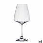 verre de vin Bohemia Crystal Loira Transparent verre 570 ml (6 Unités)