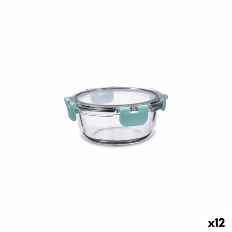 Boîte à lunch hermétique Quid Purity Ronde 390 ml Transparent verre (1