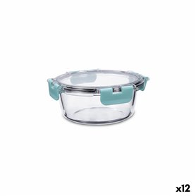 Boîte à lunch hermétique Quid Purity Ronde 640 ml Transparent verre (1