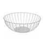 Coupe à fruits Versa Palmier Métal Acier Bois MDF 28 x 10 x 28 cm