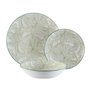 Service de Vaisselle Versa Palmier 18 Pièces Vert Porcelaine