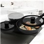 Ensemble de poêles Feel Maestro MR-4800-7 Noir Silicone Aluminium Ø 18