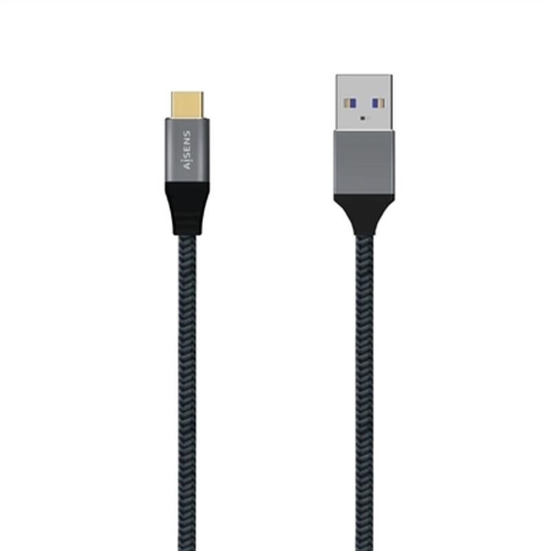 Aisens A107-0631 câble USB 1 m USB 3.2 Gen 2 (3.1 Gen 2) USB C USB A Gris