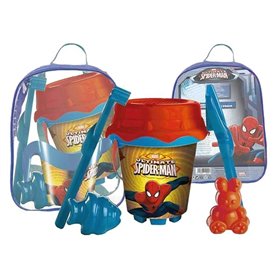 Set de jouets de plage Spiderman (7 pcs) Multicouleur