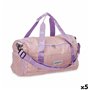 Sac de Voyage Rose 46 x 25 x 28 cm (5 Unités)