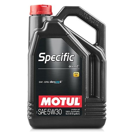 Huile de moteur pour voiture Motul Specific dexos 2 5W30 5 L