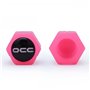 Ensemble de fiches OCC Motorsport OCCLEV003 4 Unités Fluorescent Rose