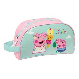 Trousse de Toilette Peppa Pig Ice cream Rose Menthe 26 x 16 x 9 cm