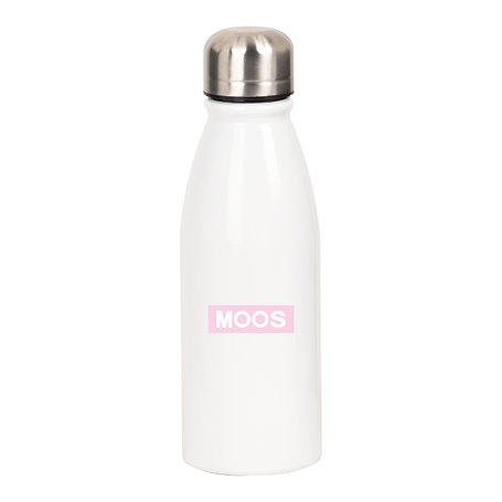 Bouteille d'eau Moos Butterflies Blanc 500 ml