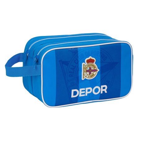 Trousse de Toilette R. C. Deportivo de La Coruña Bleu Sportif 26 x 15 