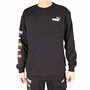 Sweat sans capuche homme Puma Repeat Graphic  Noir