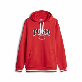 Sweat à capuche homme Puma Squad Fl Rouge