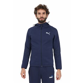 Sweat à capuche et fermeture éclair homme Puma Evostripe Full-Zip Blue