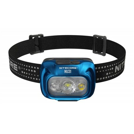 Lampe Frontale LED Rechargeable et Réglable Nitecore NT-NU31-B 1 Pièce