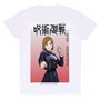 T shirt à manches courtes Jujutsu Kaisen Nobara Ombre Blanc Unisexe